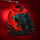 Blood Moon Roar Printed Hoodie