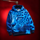 Neon Prowl Printed Hoodie