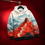 Path of Serenity Printed Hoodie