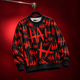Red Noise Printed Sweatshirt