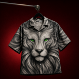 GREY TIGER CUBAN SHIRT