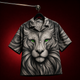 GREY TIGER CUBAN SHIRT