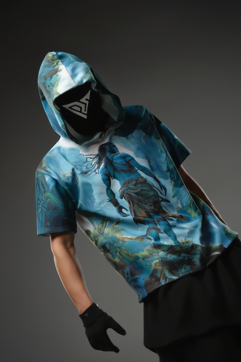 Avtaar Printed Summer Hoodie