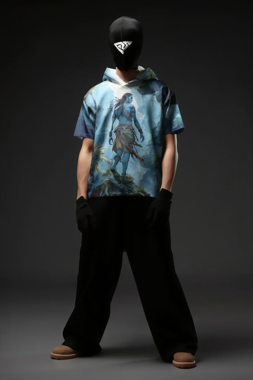 Avtaar Printed Summer Hoodie