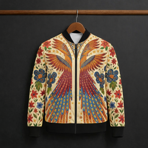 FLORA WINGS BOMBER JACKET