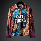 Comic Art Printed Full Sleves T-Shirt