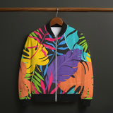LEAF BURST BOMBER JACKET