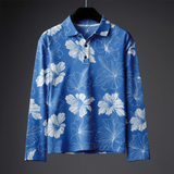 Hibiscus Printed Full Sleves T-Shirt