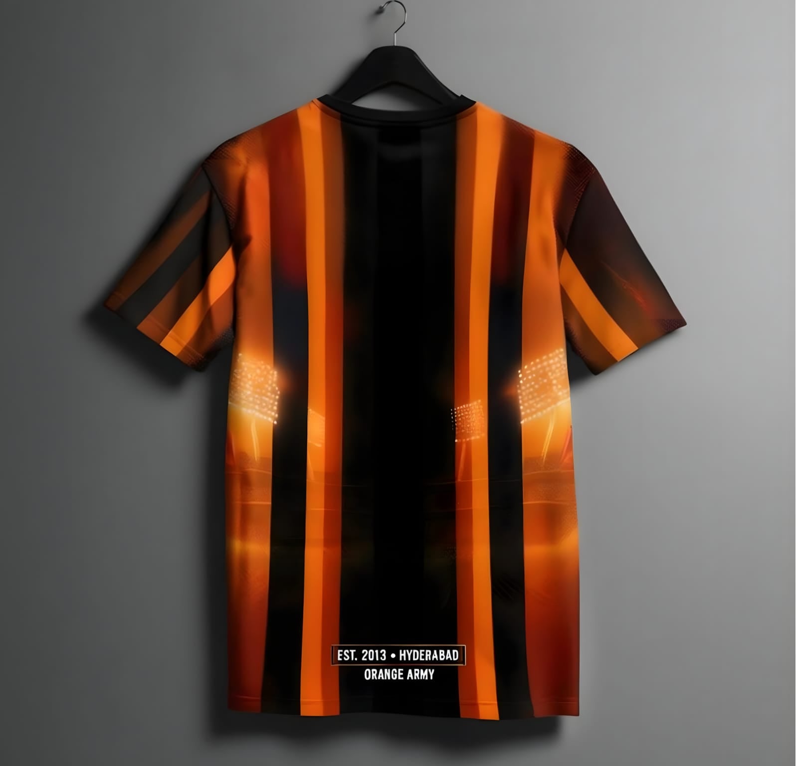 SRH Orange Army Printed T- Shirt