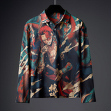 Anime Samurai Printed Full Sleves T-Shirt