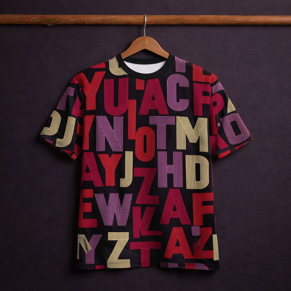 Alphabetic Printed T- Shirt