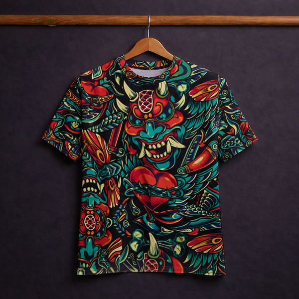 Masked Gala Printed T- Shirt