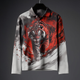 Inferno Printed Full Sleves T-Shirt