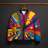 COLOR BRUST BOMBER JACKET