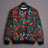 Masked Gala Printed Sweatshirt