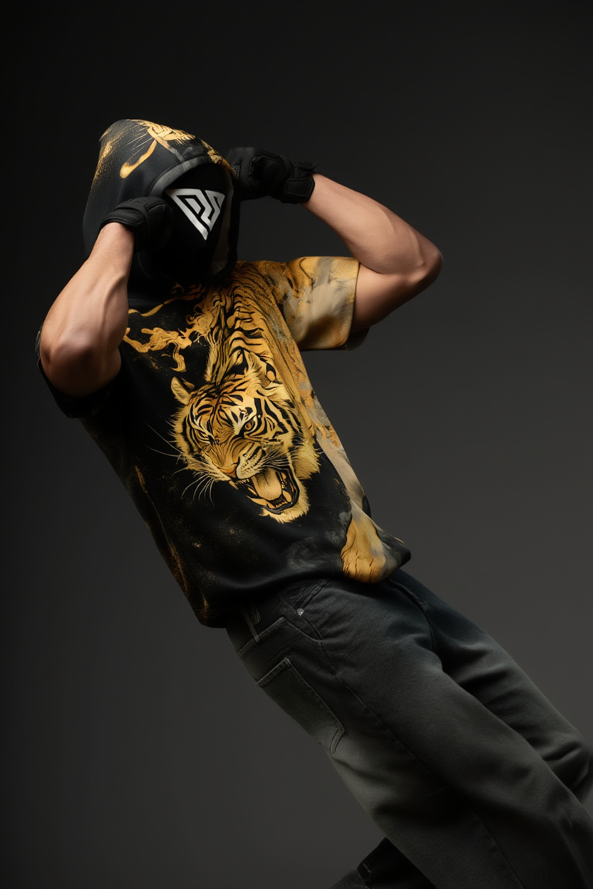 Golden Fury Summer Hoodie
