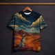 Stargazer's Solitude Printed T-shirt